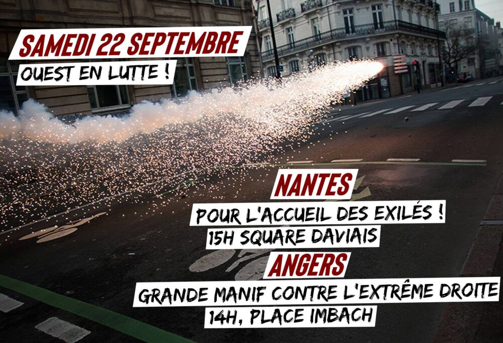 Samedi 22 septembre : jour de lutte dans l’ouest