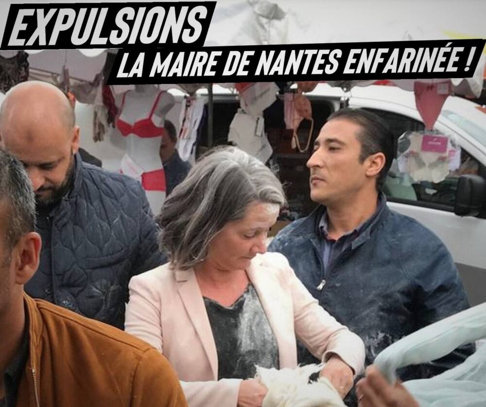 Farine sur la maire de Nantes : garde à vue pour « violence aggravée » !