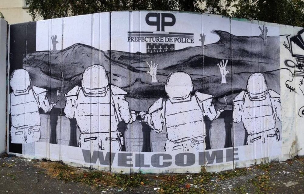 Nantes : fresque contre le racisme d’État