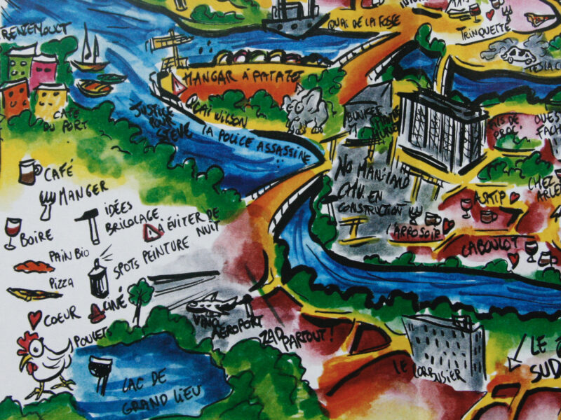Carte de Nantes 2023 par Ana Pich – Image 3