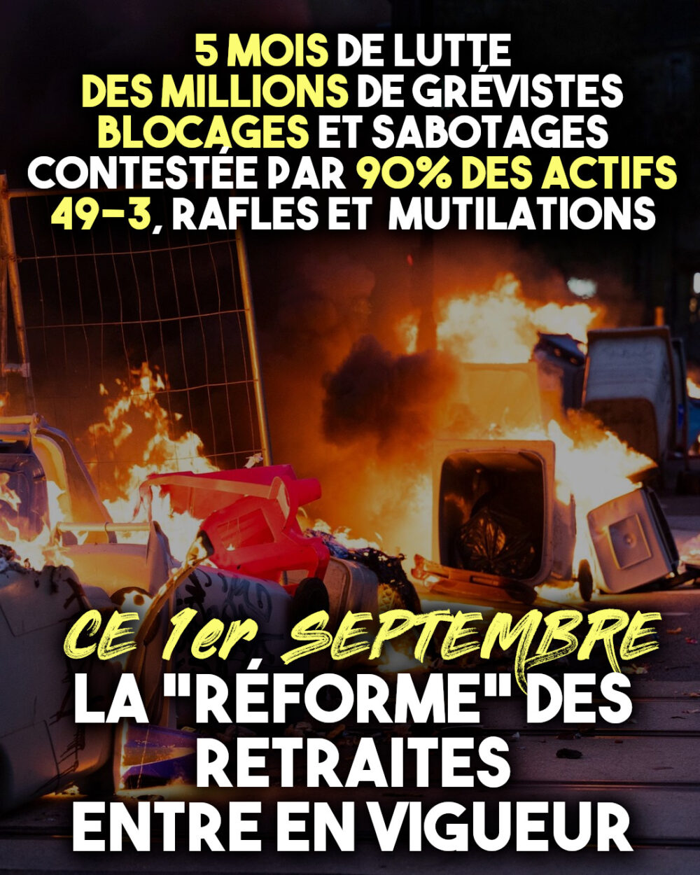 1er septembre : la réforme des retraites entre en vigueur