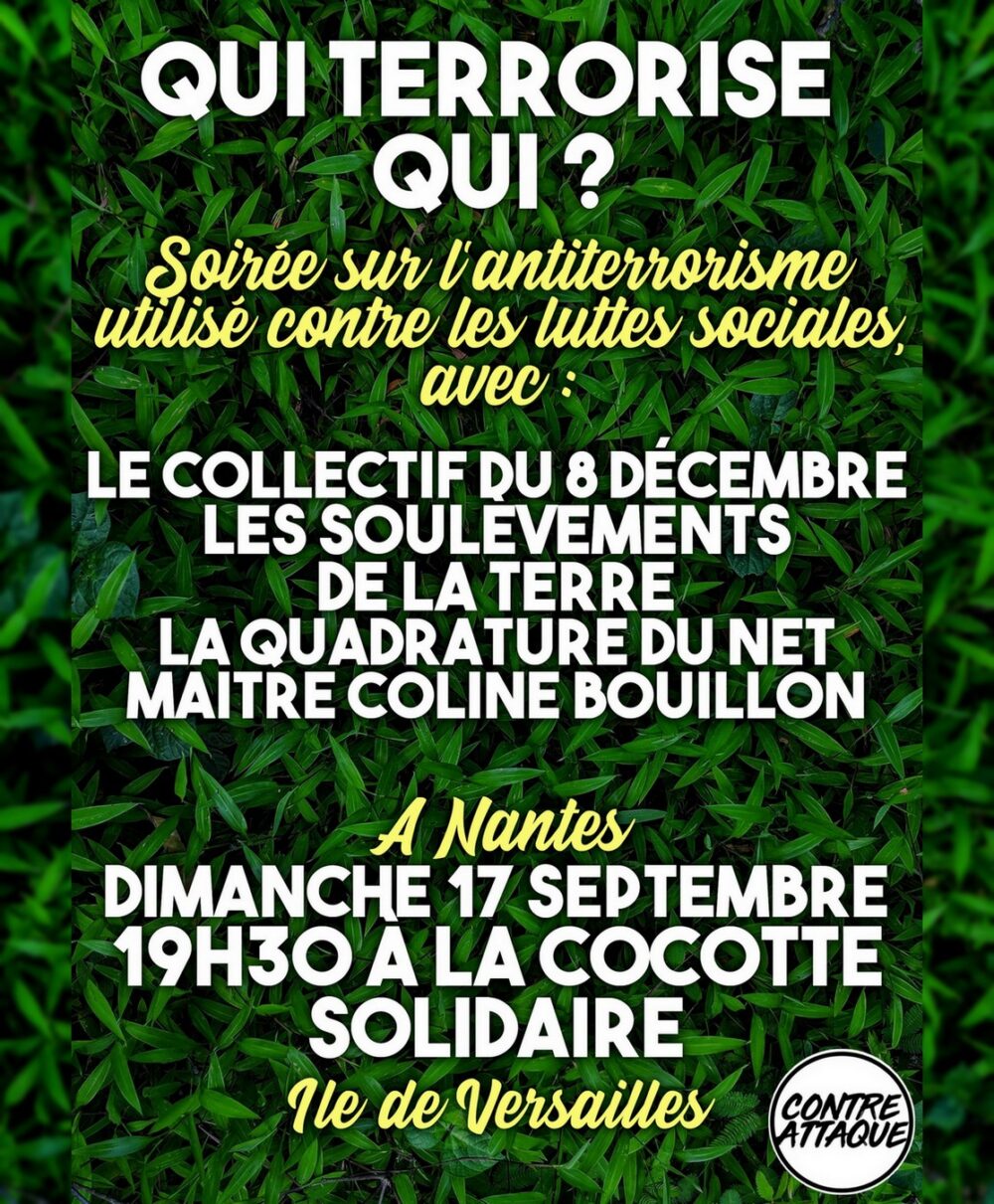 Rendez-vous dimanche 17 septembre à Nantes