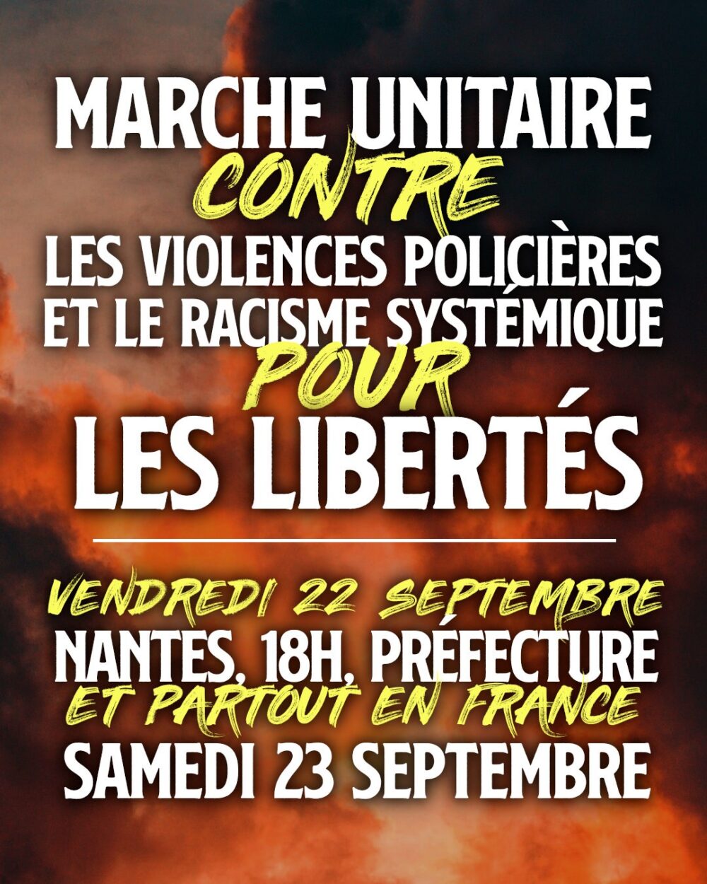 Contre les violences d’État et le racisme : grande marche unitaire ce week-end