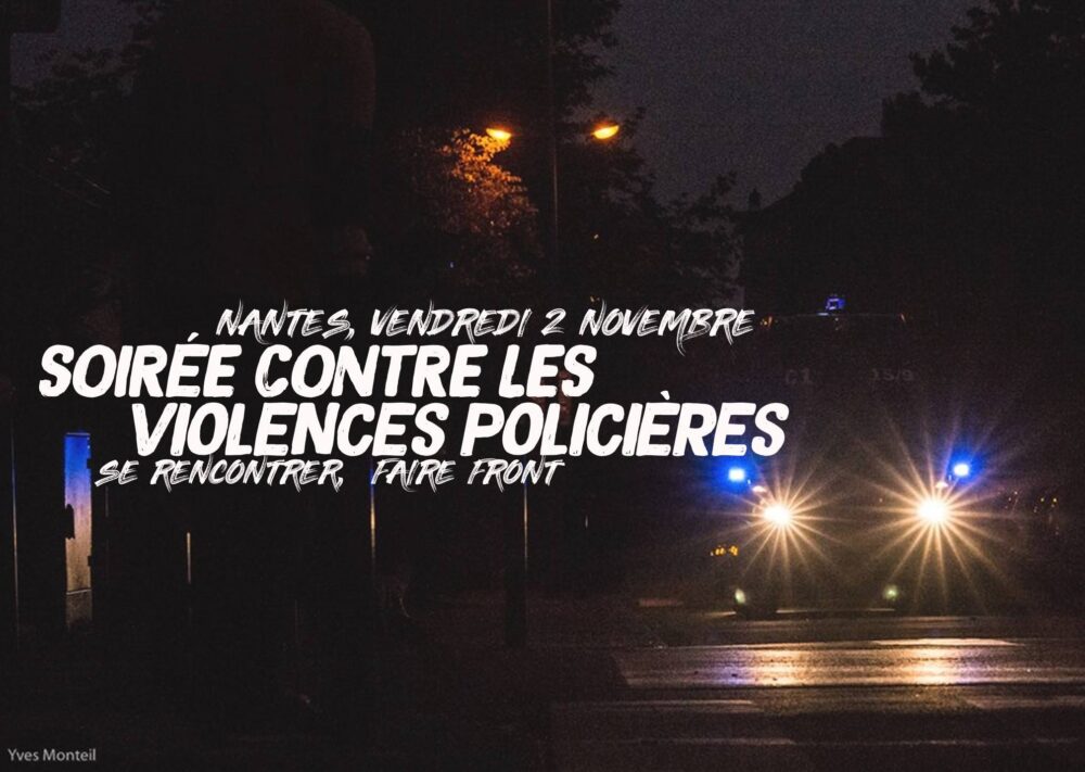 2 novembre : soirée contre les violences policières