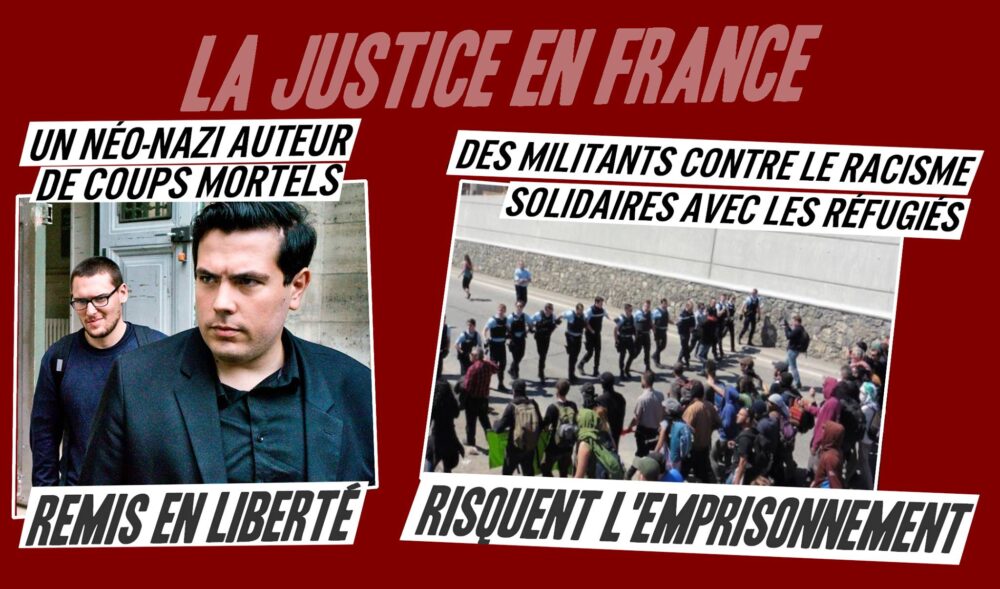 Justice : néo-nazi en liberté, antiracistes menacés de prison