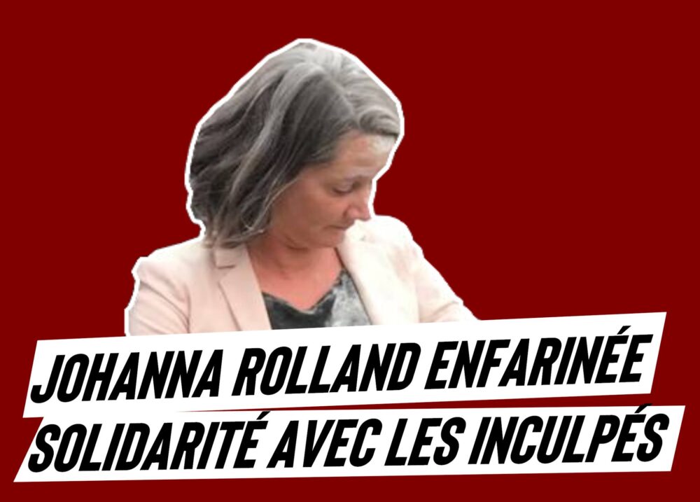 Johanna Rolland enfarinée – Solidarité avec les inculpés !