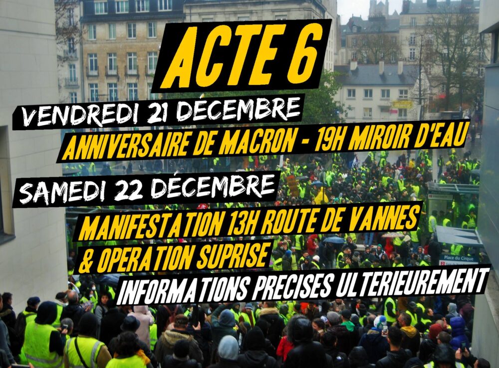 Acte 6 – Pas de répit pour le gouvernement