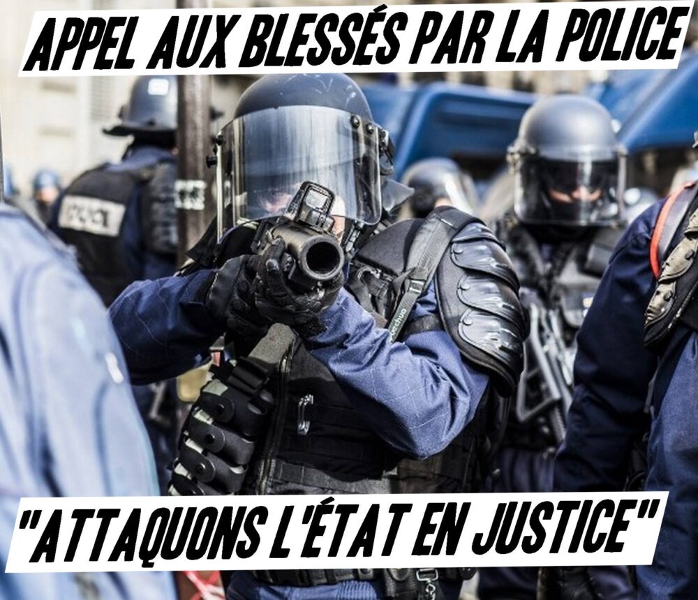 « Mutilé par la police, j’invite les blessés à attaquer l’État en justice »