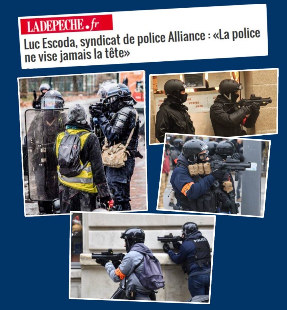 «La police ne vise jamais la tête»