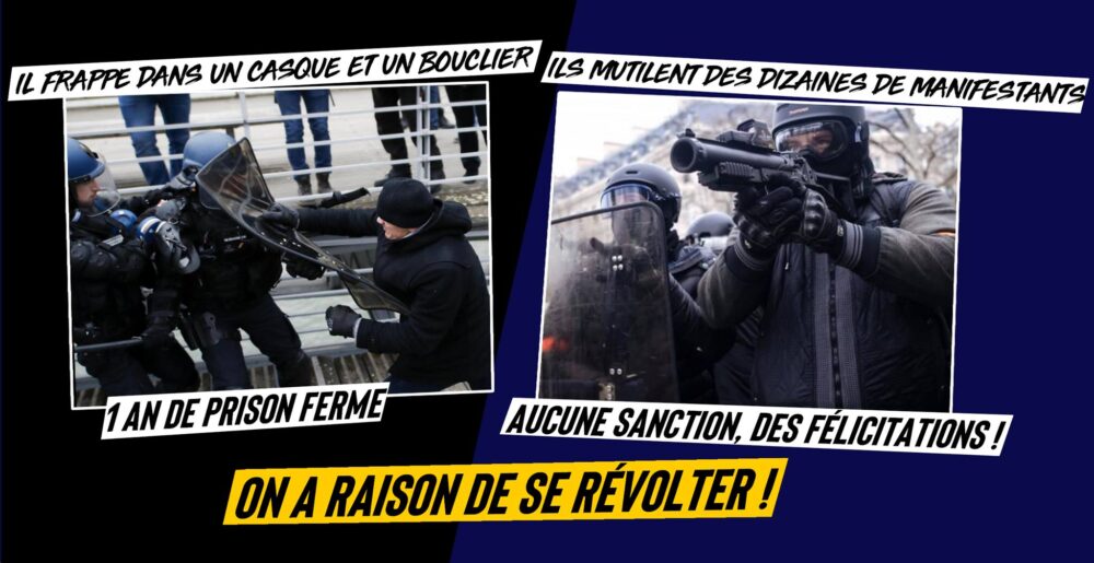1 an ferme pour des coups dans un bouclier – Impunité pour des mutilations