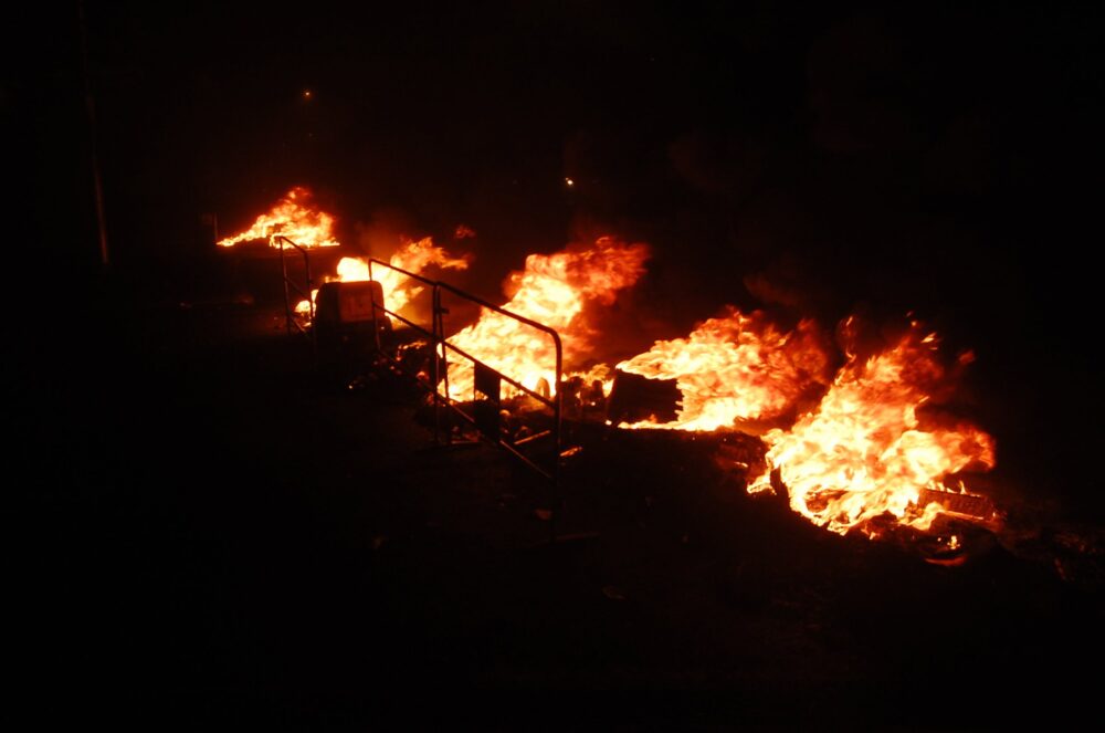 Les images du blocage de la raffinerie de Donges