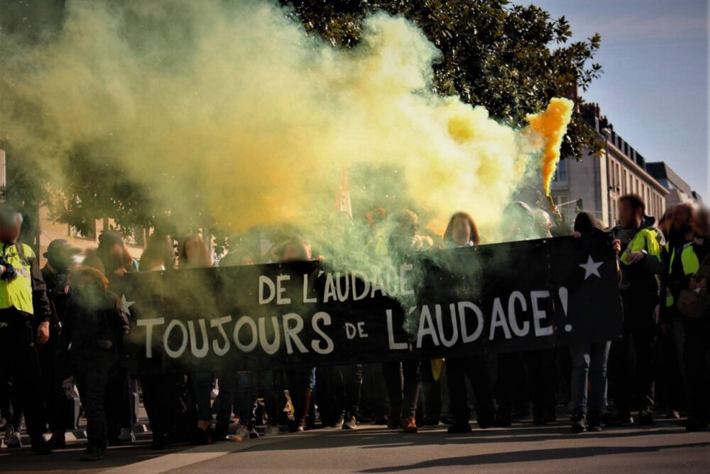 Nantes, 16 février : y’a du soleil et des grenades