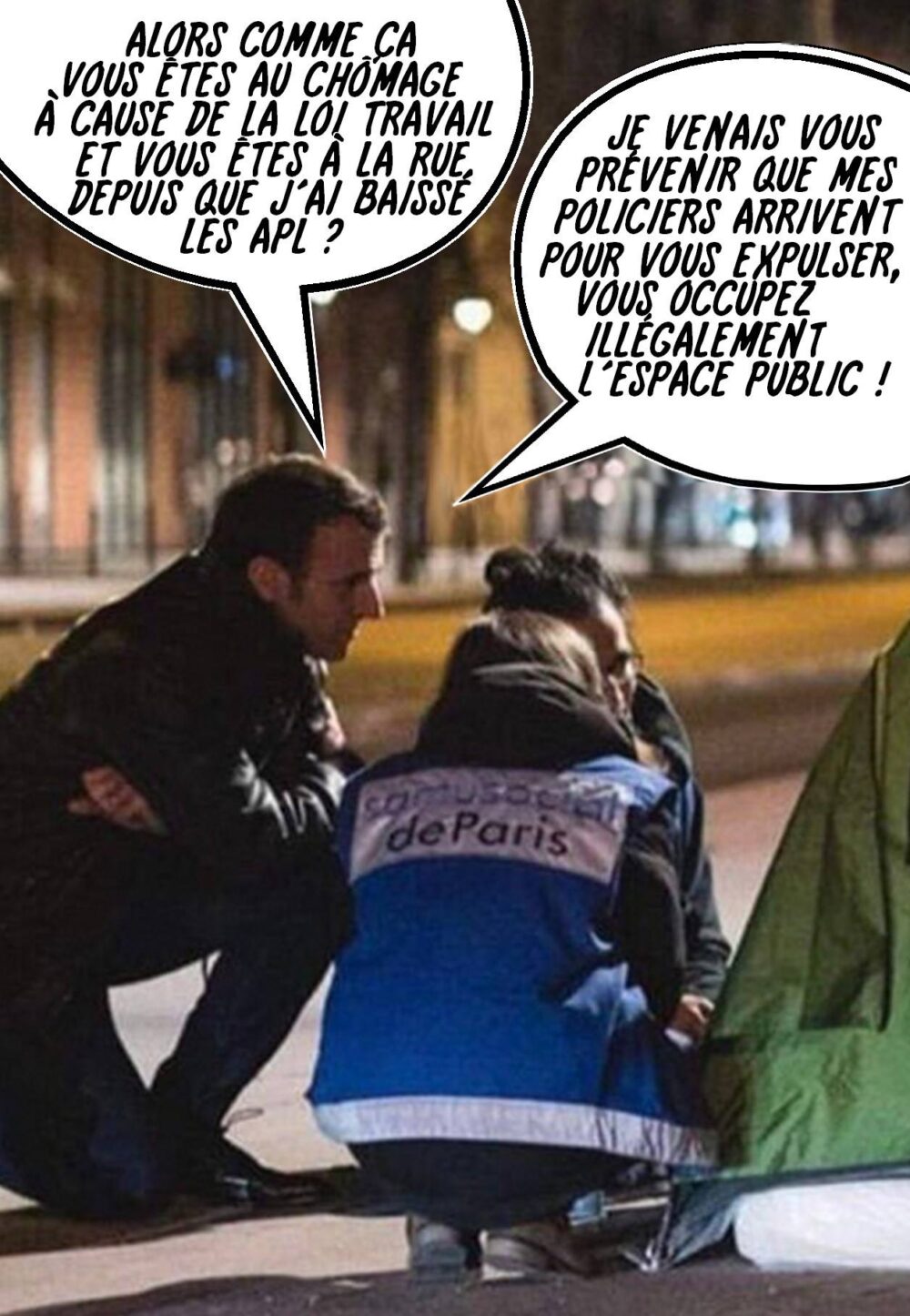 Un président proche du peuple !