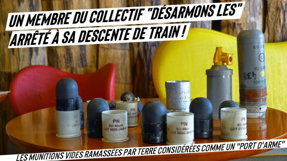 Un membre du collectif « Désarmons-les » arrêté à sa descente de train