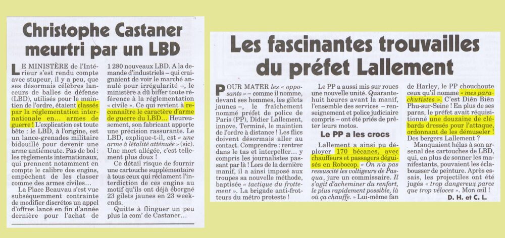 Le gouvernement en guerre contre son peuple
