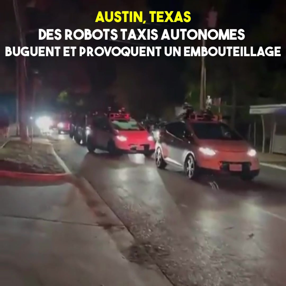 Embouteillage de voitures automatiques