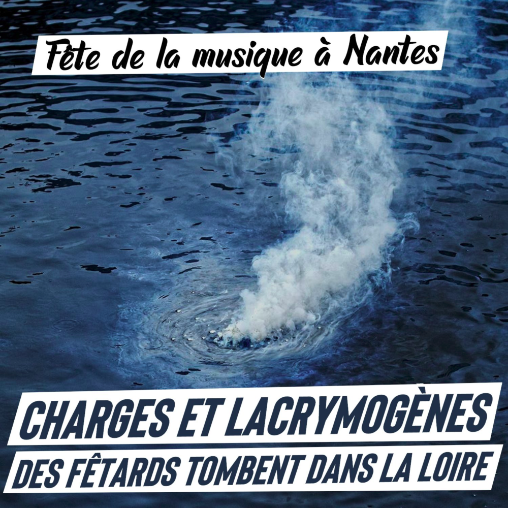 Fête de la musique à Nantes : des fêtards tombent dans la Loire !
