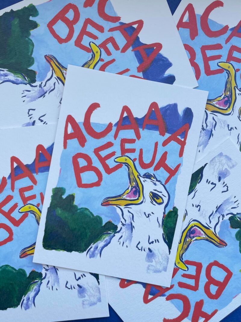 Carte postale "ACAB" par Hervée