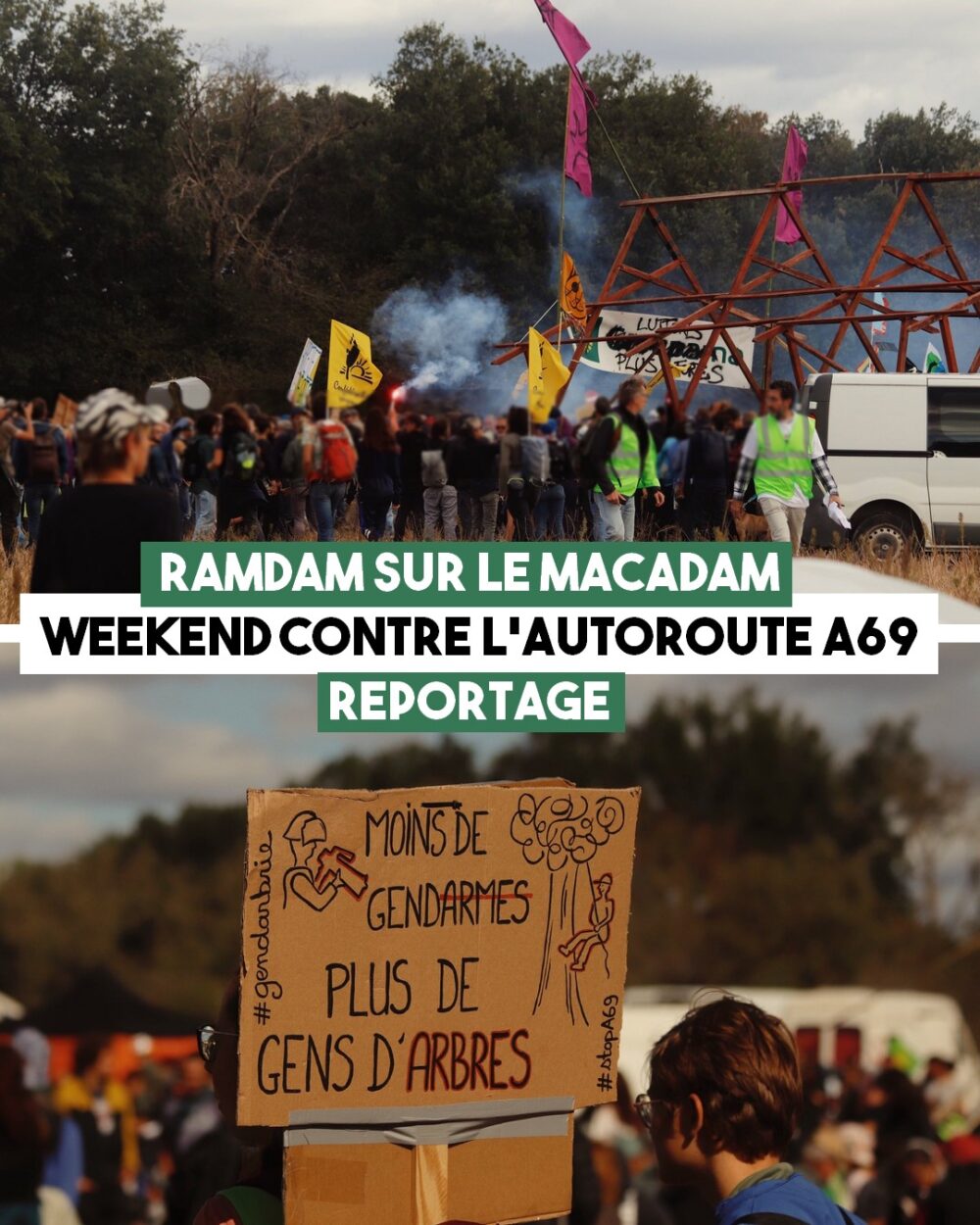 No Macadam : un week-end contre l’autoroute A69