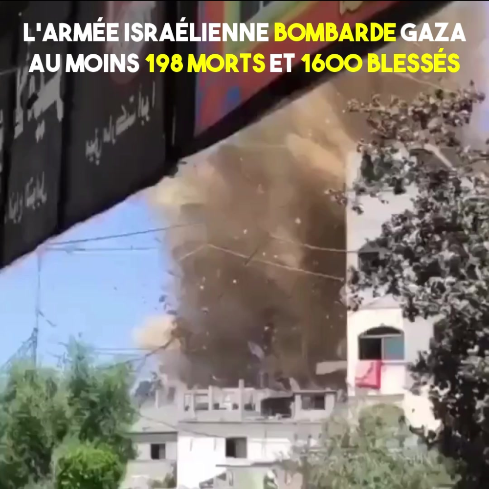 Bombardements massifs sur les habitants de Gaza