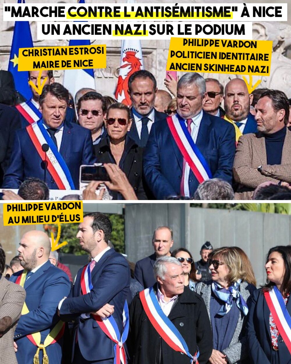 Nice : un nazi à la « marche contre l’antisémitisme »