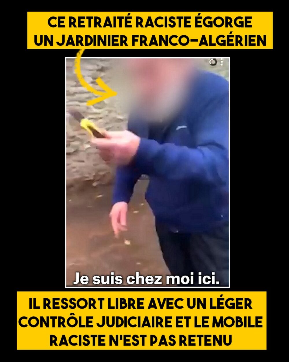 Il tranche la gorge d’un jardinier franco-algérien : la justice le relâche et écarte le mobile raciste