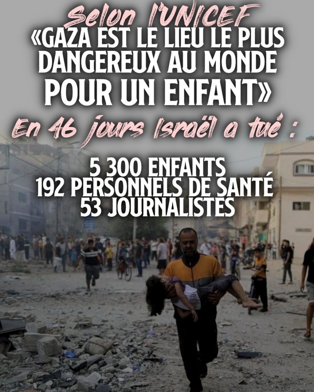 Gaza : «Le lieu le plus dangereux du monde pour un enfant»