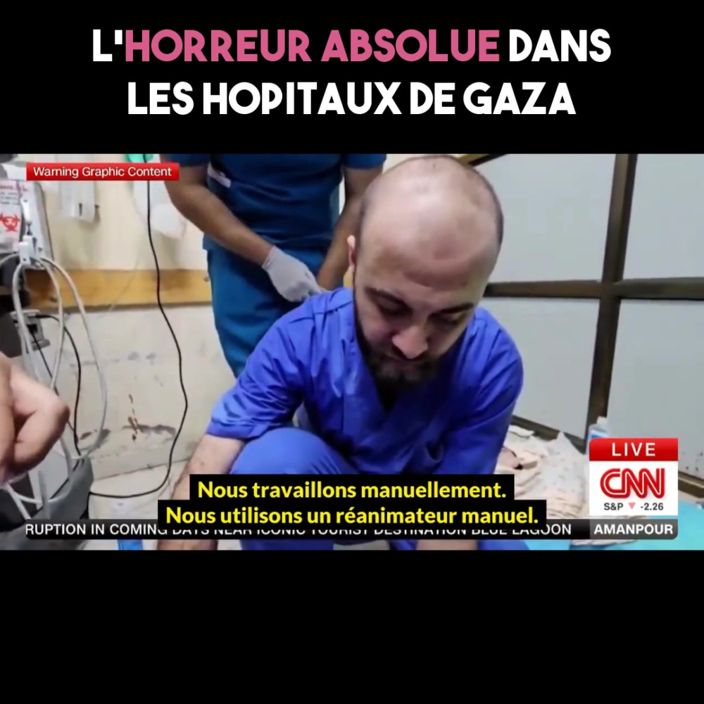 L’horreur dans les hôpitaux de Gaza