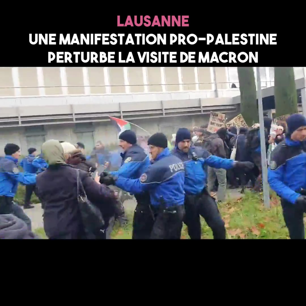 De Lausanne à Paris : actions pour la Palestine