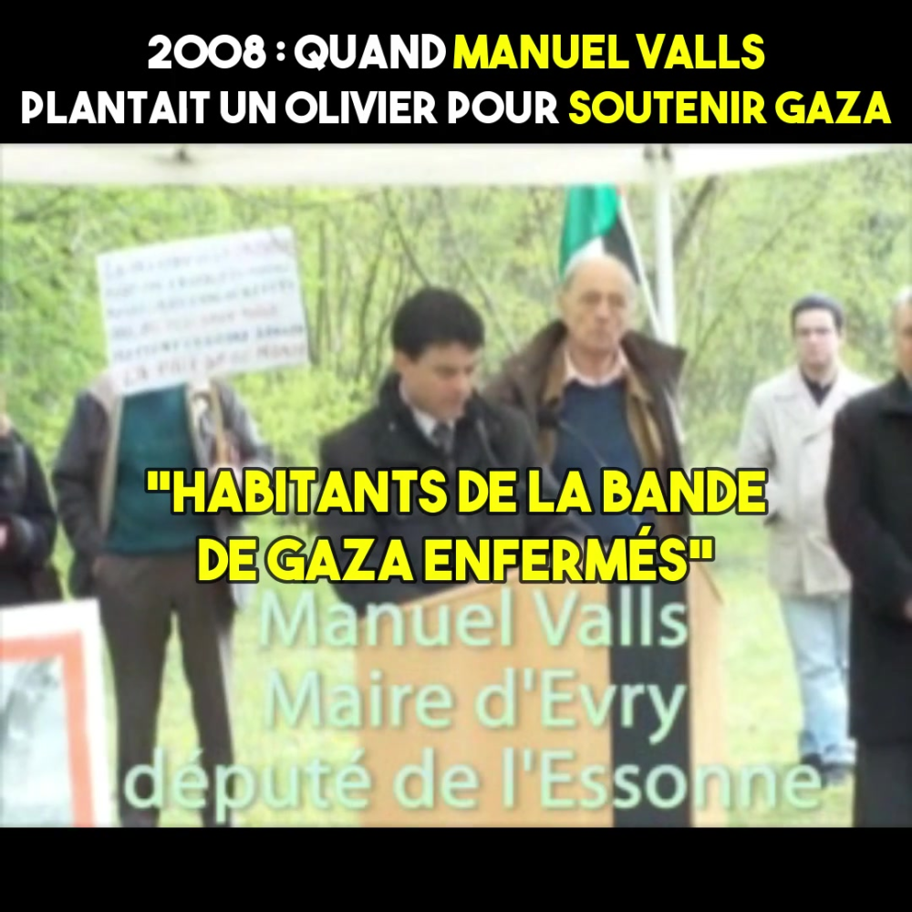 Quand Manuel Valls soutenait les habitants de Gaza