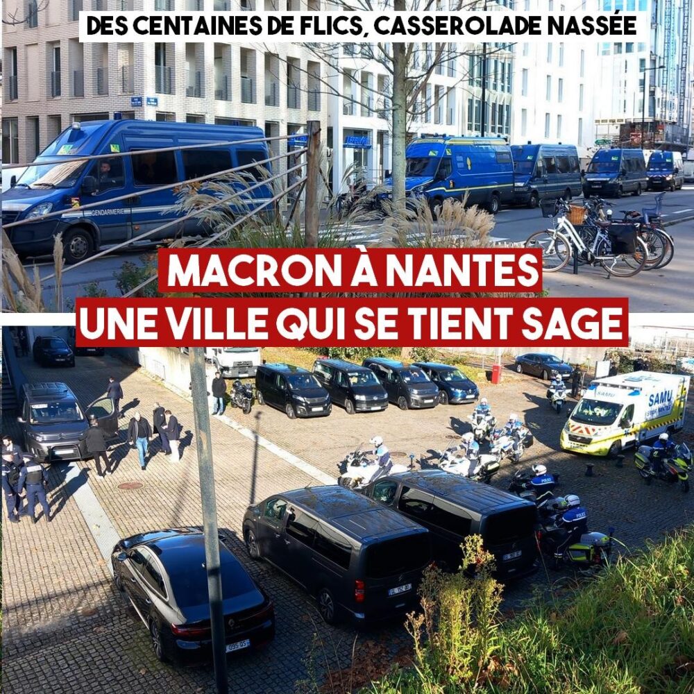 Macron à Nantes : une ville qui se tient sage