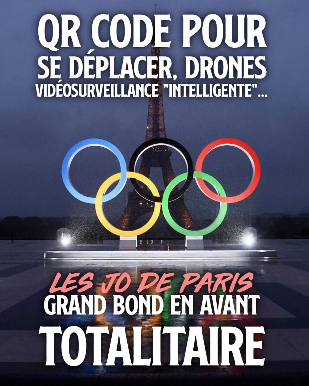 JO 2024 : vidéosurveillance algorithmique, drones, QR code… le grand bond en avant techno-sécuritaire