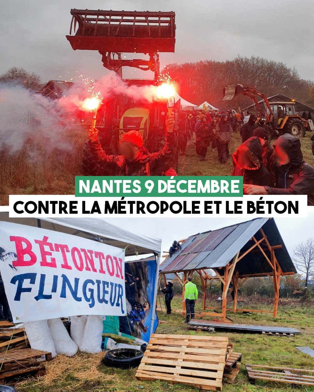 Nantes, samedi 9 décembre : Doulon contre le béton