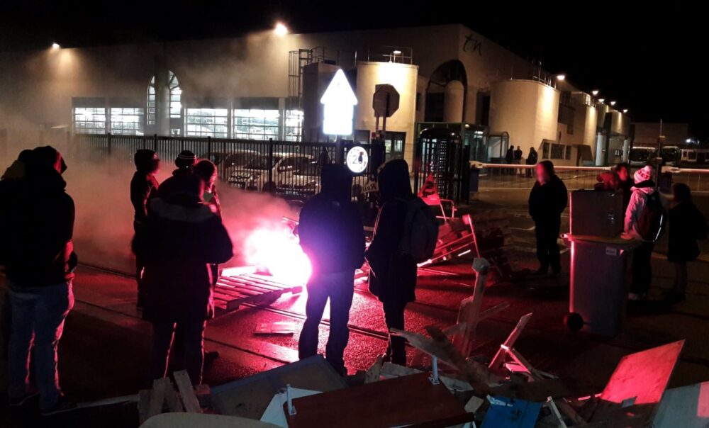 Loire-Atlantique : blocages multiples