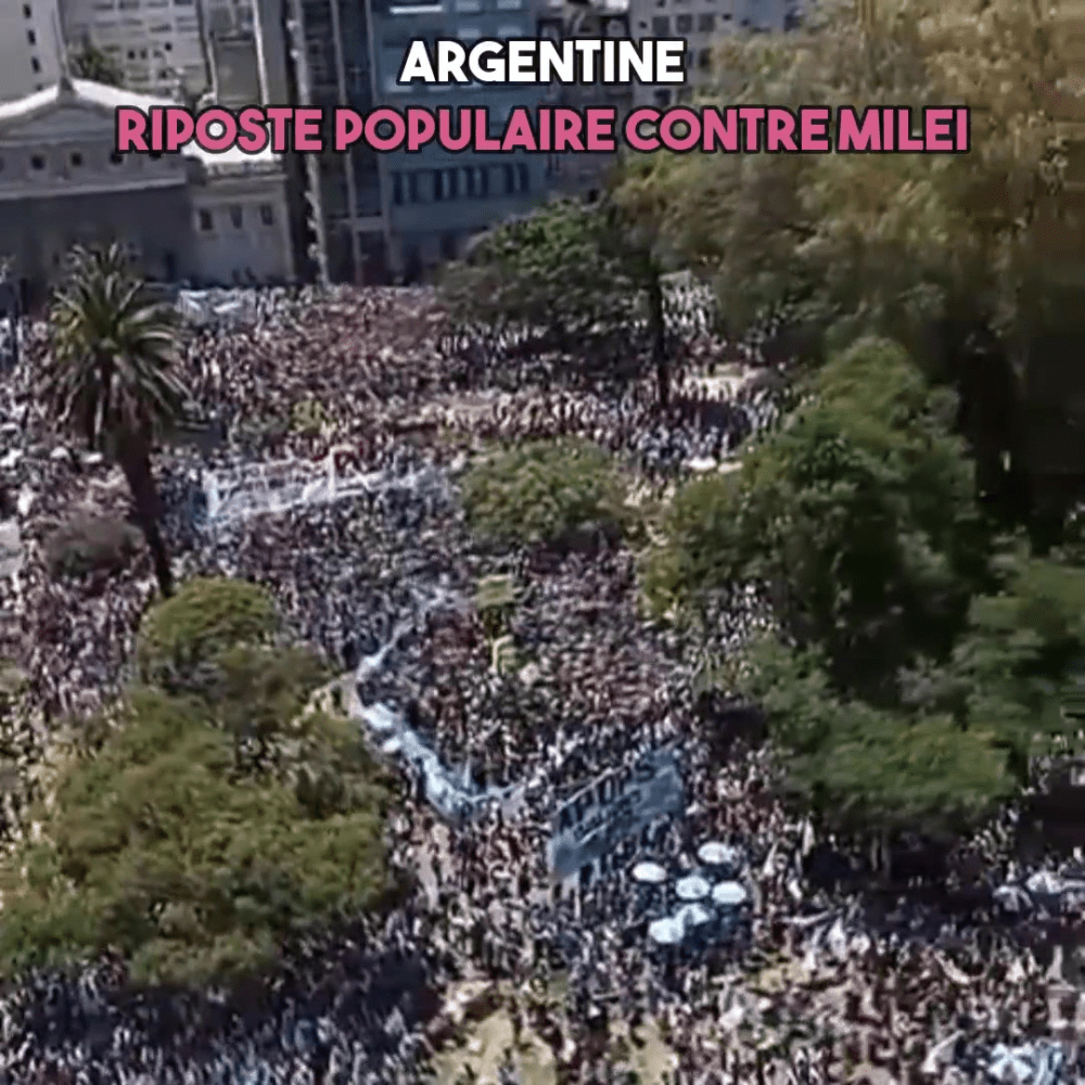 Argentine : manifestations de masse contre Milei