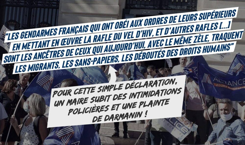 La police contre la liberté d’expression