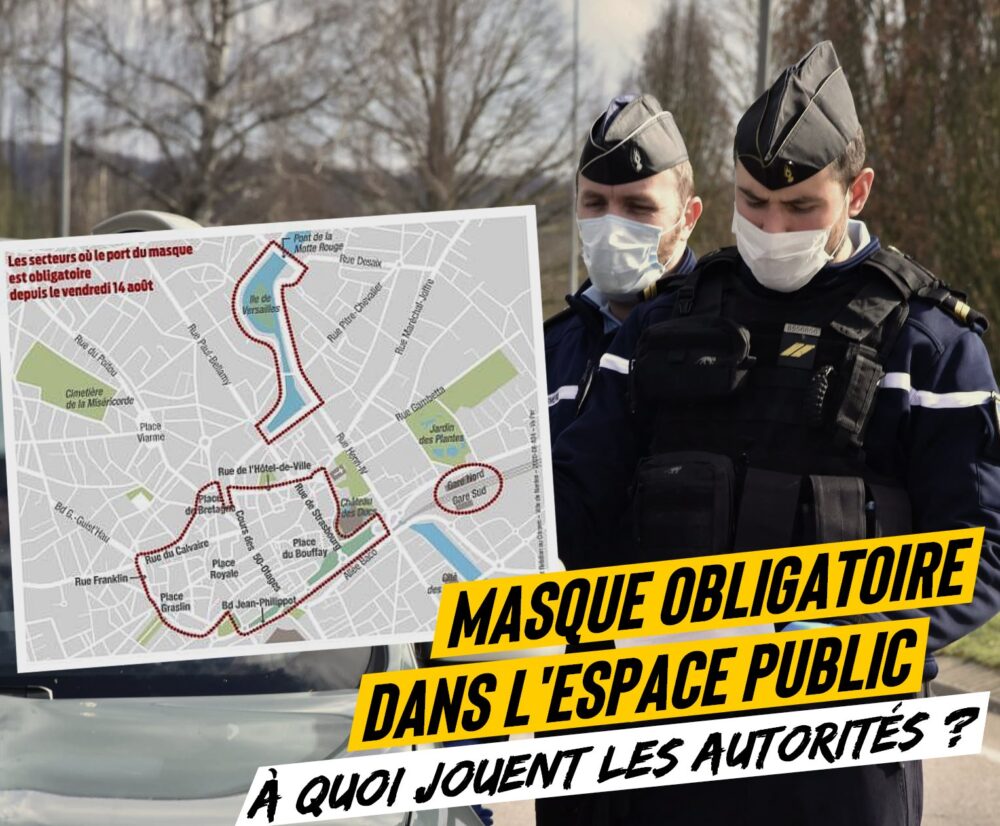 Masque obligatoire dans l’espace public : à quoi jouent les autorités ?