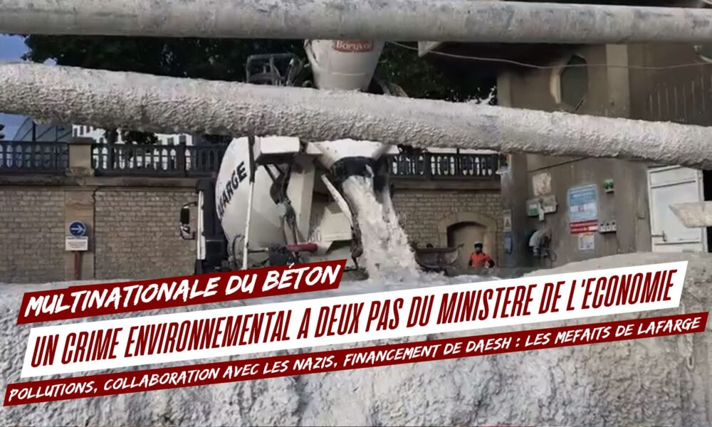 Crime environnemental à deux pas du ministère de l’économie