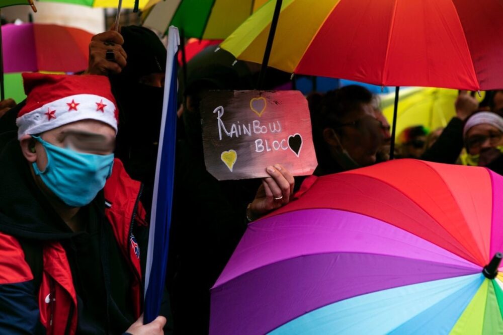La naissance du « Rainbow bloc »