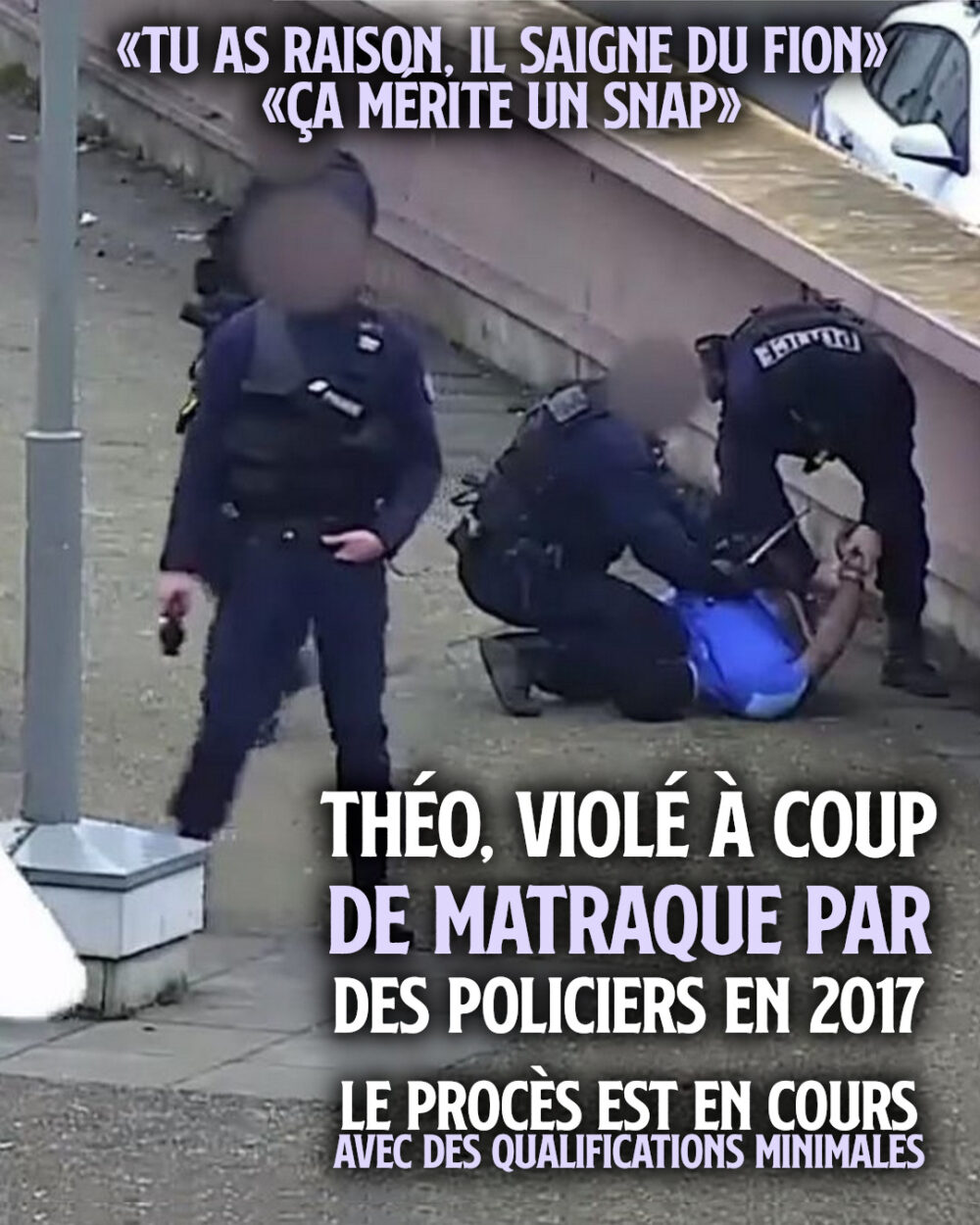 Viol à coups de matraque : les policiers jugés