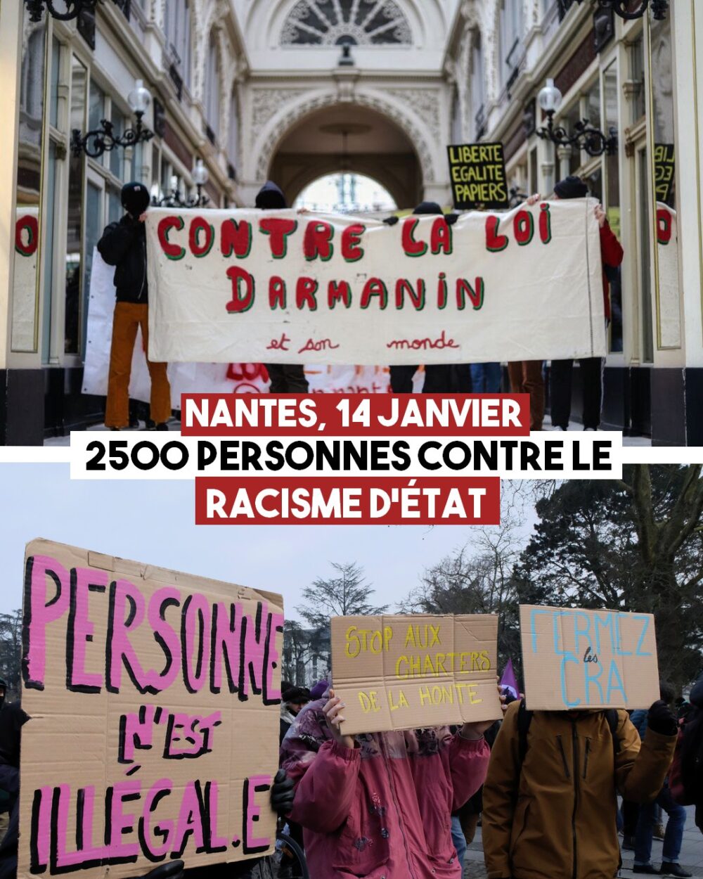 Nantes : 2500 personnes contre le racisme d’État