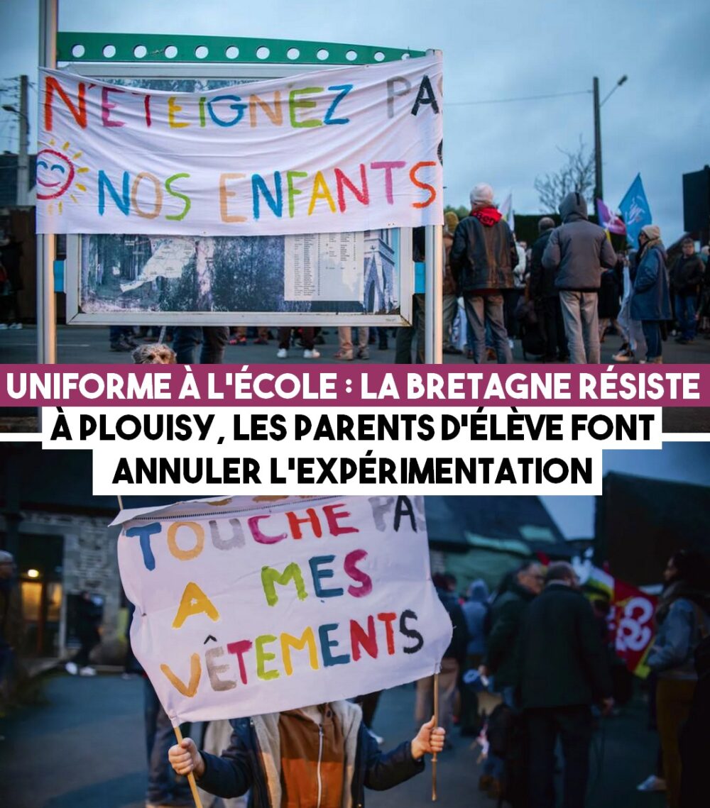La Bretagne refuse l’uniforme à l’école