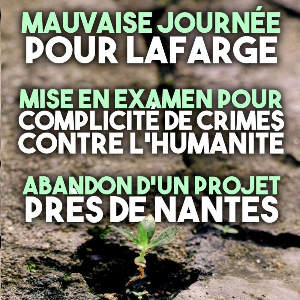 Mauvaise journée pour Lafarge et l’industrie du béton