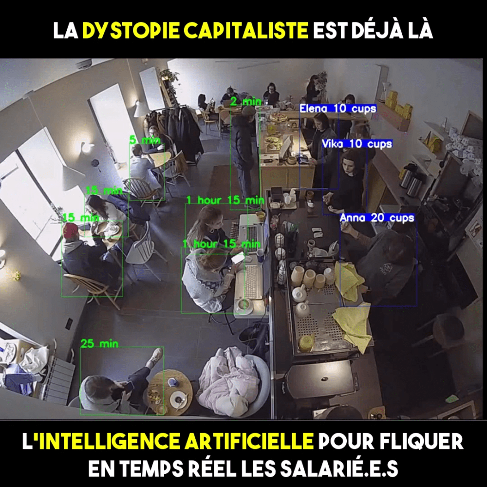 L’intelligence artificielle pour fliquer les employés en temps réel
