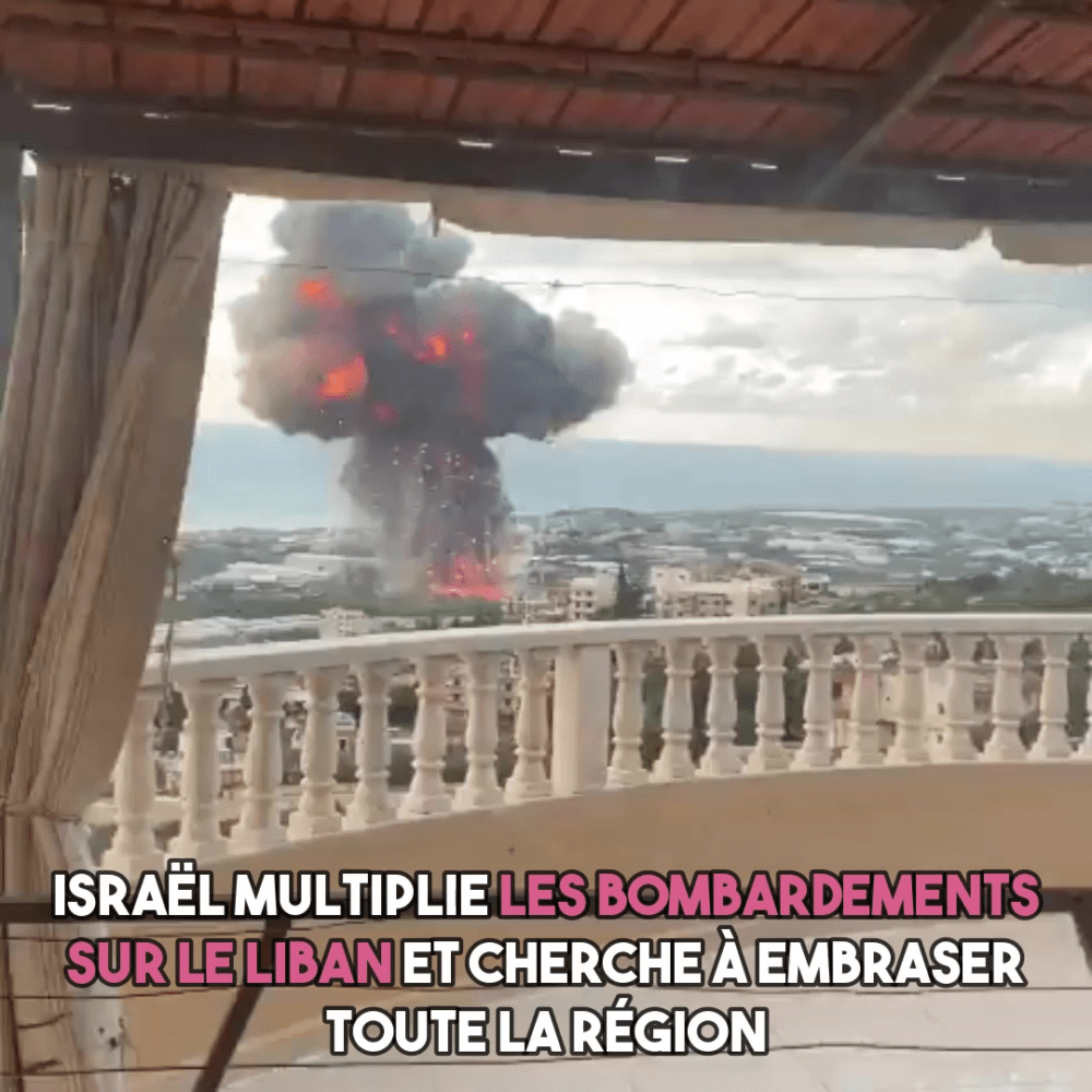 Israël bombarde le Liban et cherche à embraser toute la région