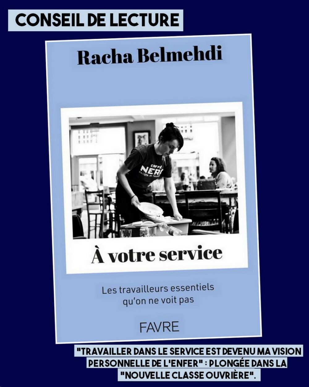 Chronique lecture sur la vie de larbin