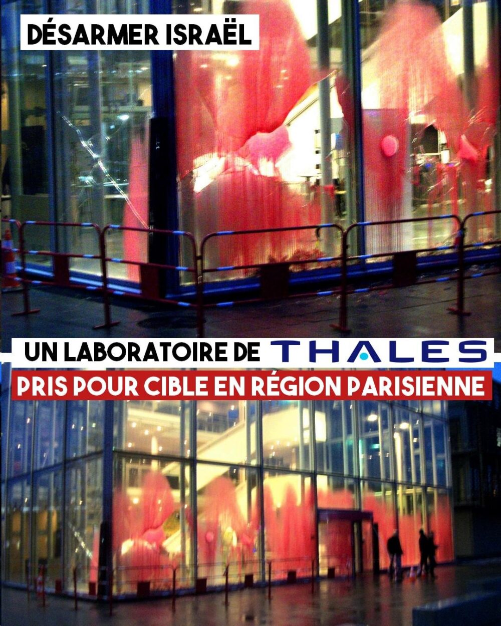 Désarmer Israël : la firme Thales prise pour cible