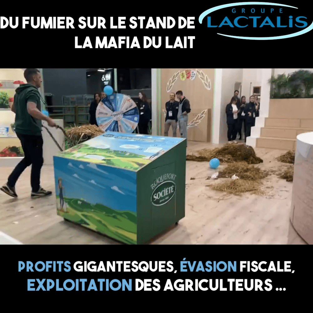 Du fumier pour Lactalis