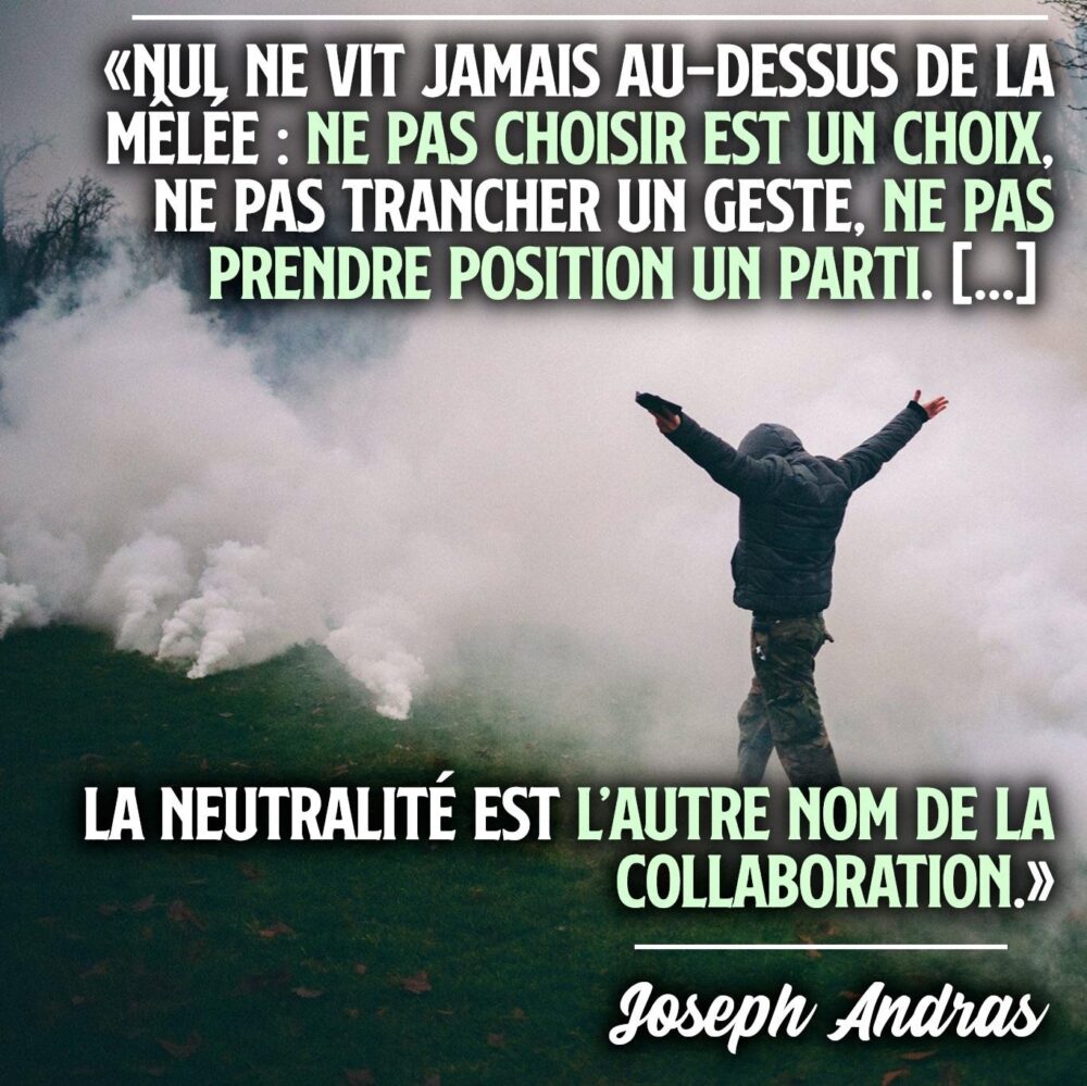 Nul ne vit au-dessus de la mêlée