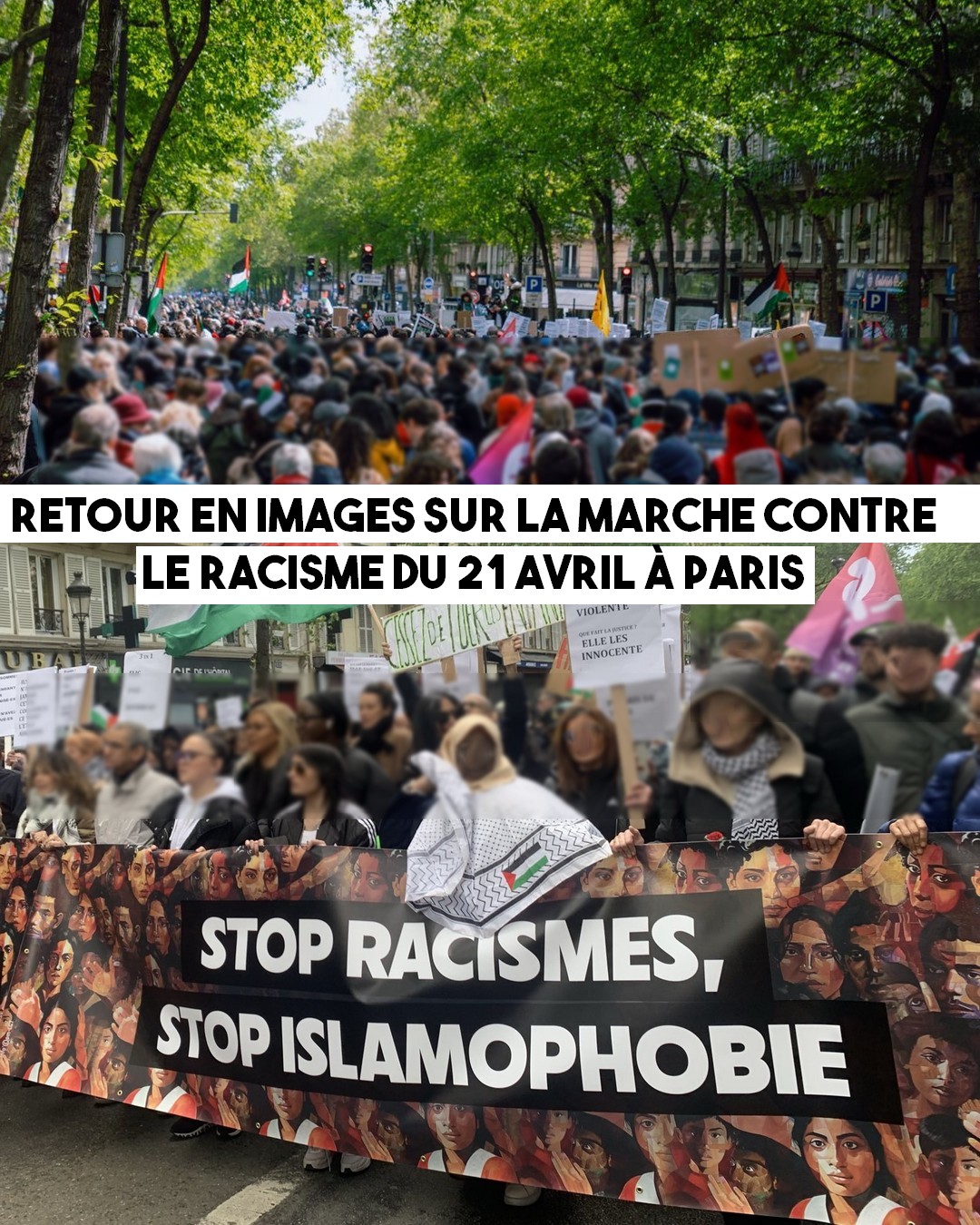 Marche contre le racisme a Paris : retour en images